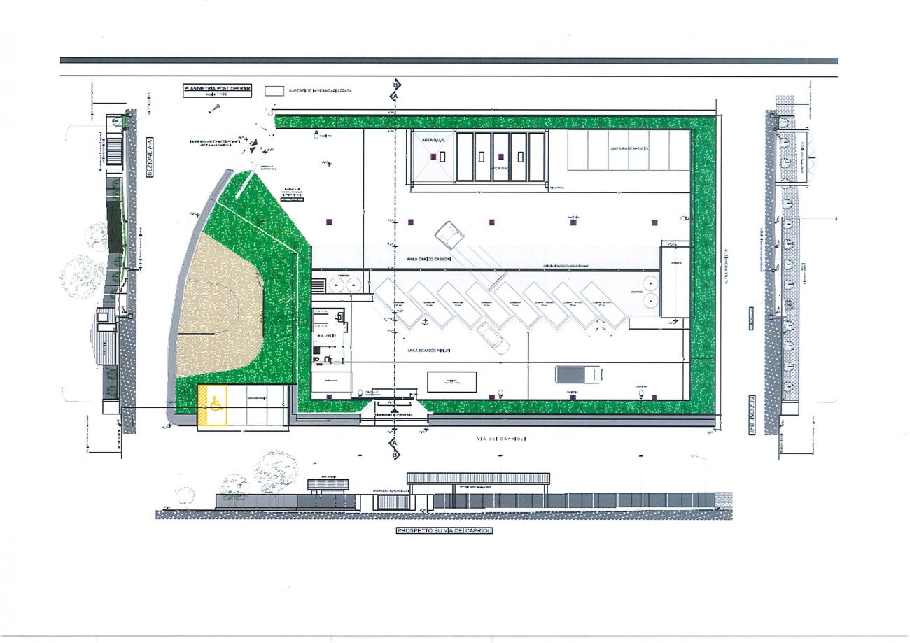  Stralci progetto Centro Raccolta