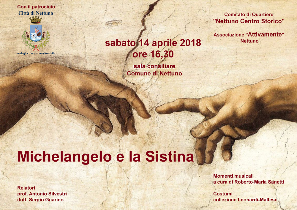Locandina Michelangelo e la Sistina_Aprile 2018