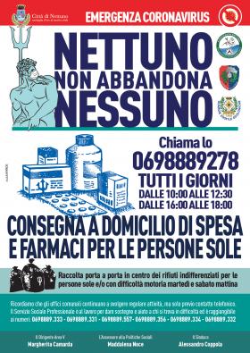 Nettuno non abbandona nessuno - Campagna AntiCoron