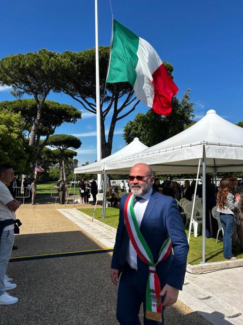 Il Sindaco Burrini al Memorial day