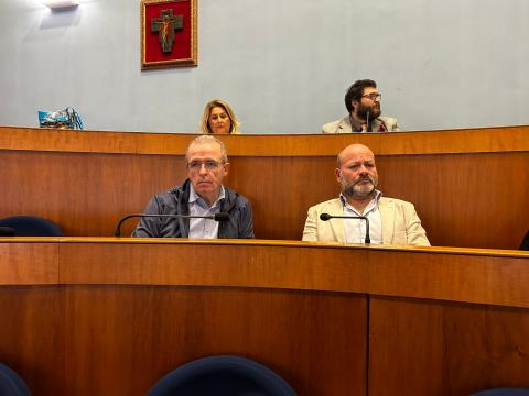 Il Sindaco e l'assessore Iannone