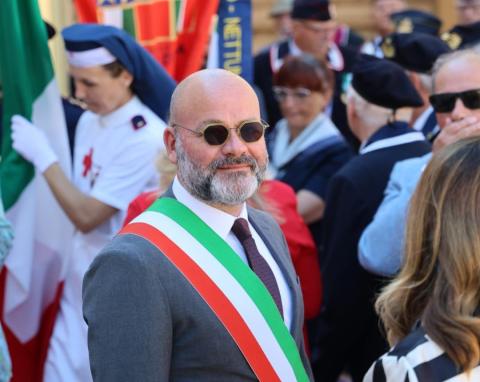 Il Sindaco di Nettuno Nicola Burrini