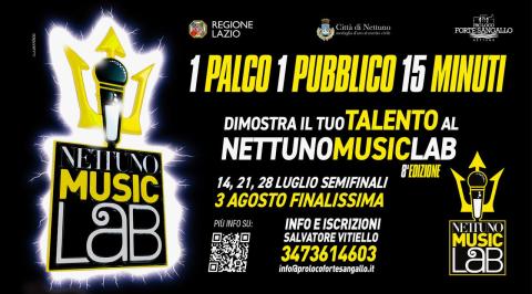 Nettuno music lab, la locandina