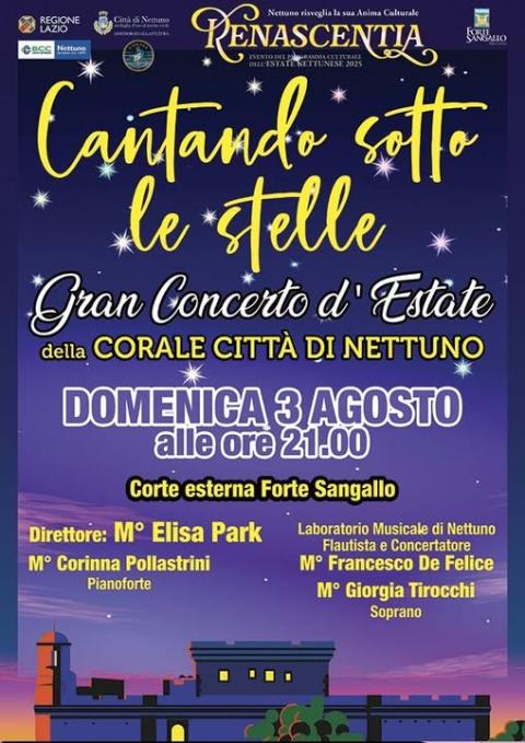 La locandina della Corale di Nettuno 
