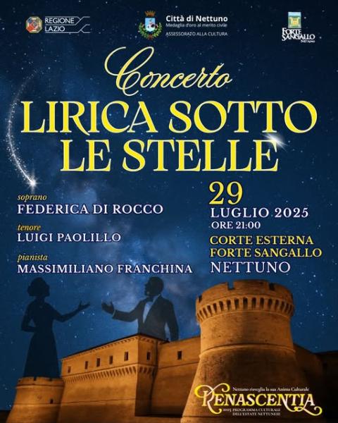 Lirica sotto le stelle, la locandina
