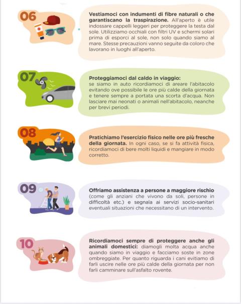 I consigli per prevenire il caldo 2
