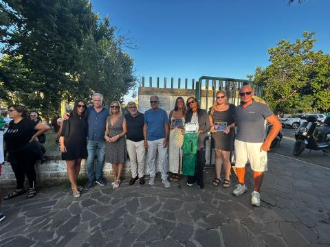 Un momento dell'inaugurazione