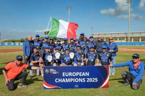 La squadra italiana che ha vinto la competizione sul mando erboso dello Stadio Borghese