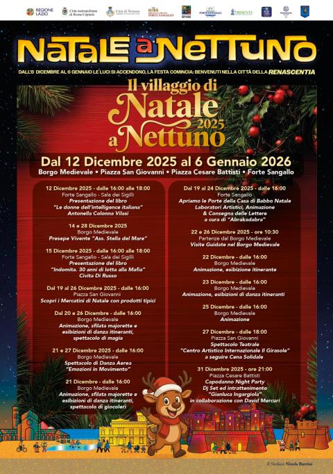 Villaggio di Natale, tutti gli eventi
