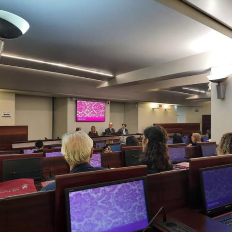 La presentazione del catalogo all'Università La Sapienza