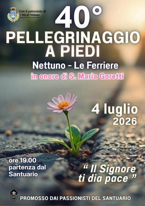 La locandina del Pellegrinaggio