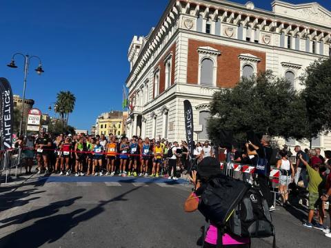 La partenza del Trofeo Città di Nettuno dello scorso anno 