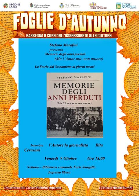 Copertina libro Memorie degli anni perduti