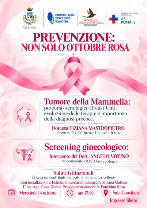 La locandina dell'evento