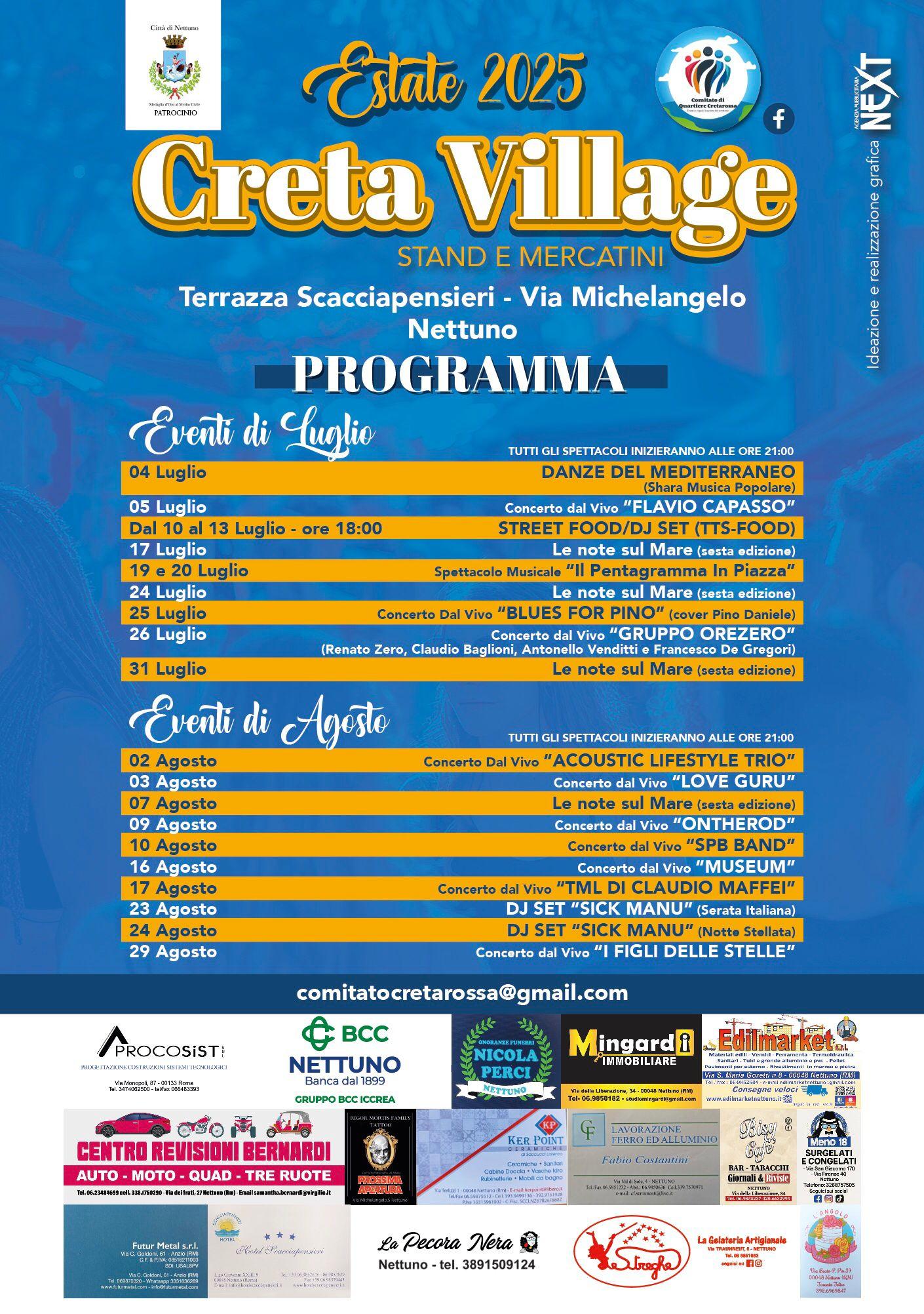 La locandina del Creta Village