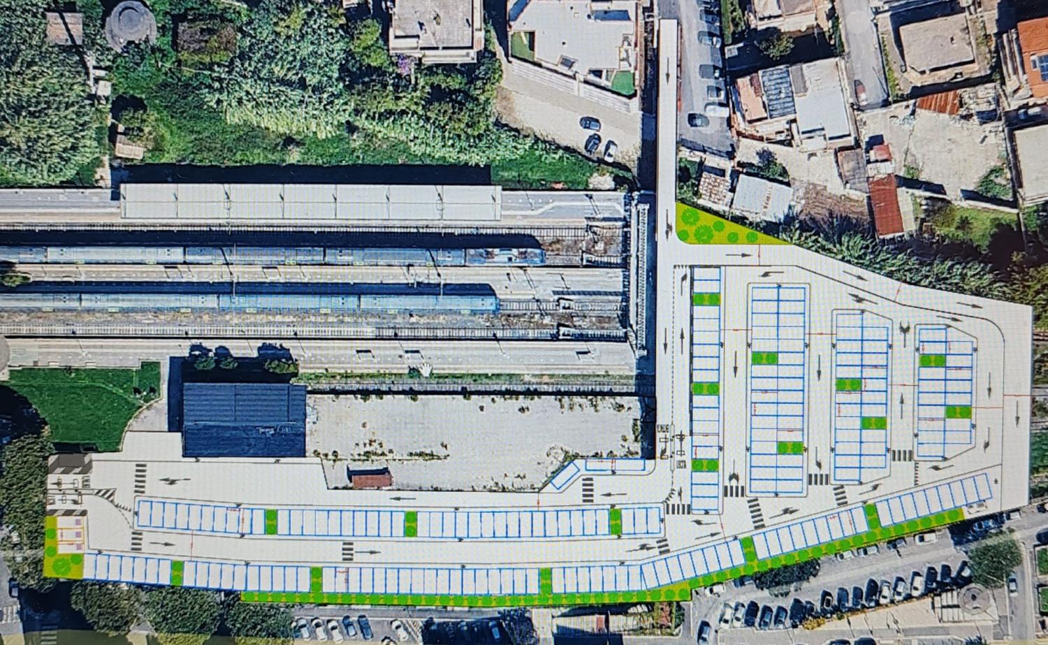 Il progetto del nuovo parcheggio alla Stazione