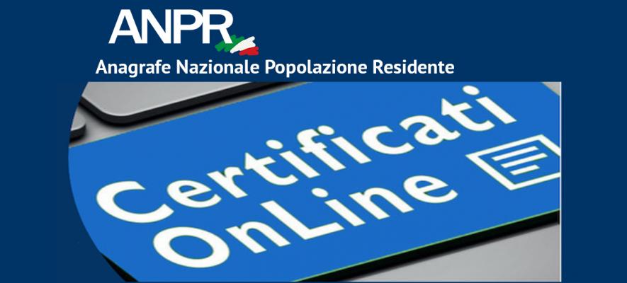 Anpr Certificati Anagrafe Nazionale