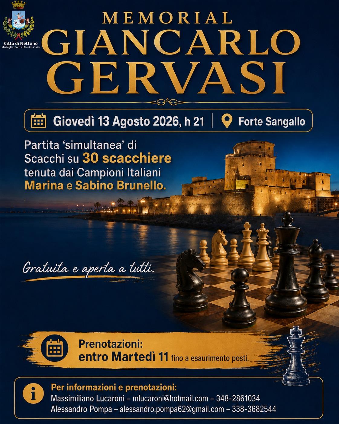 La locandina dell'evento
